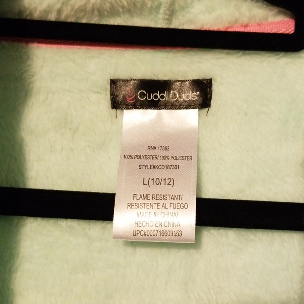 Adorable NWT Cuddle Duds Unicorn Robe Sz girls Lg - Picture 5 of 7